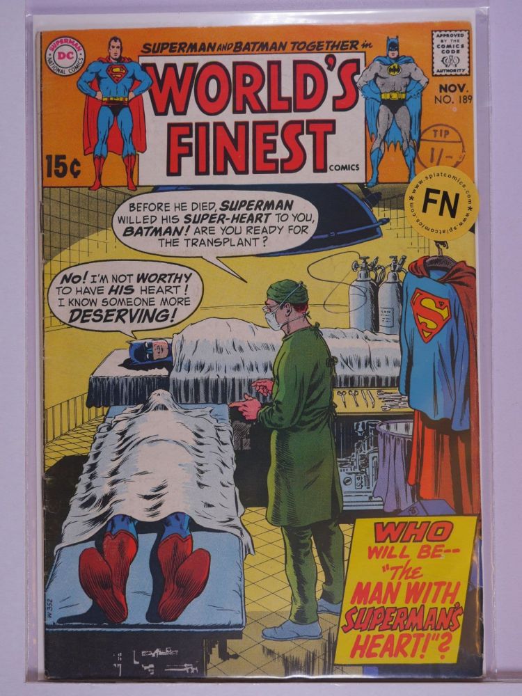 WORLDS FINEST (1941) Volume 1: # 0189 FN