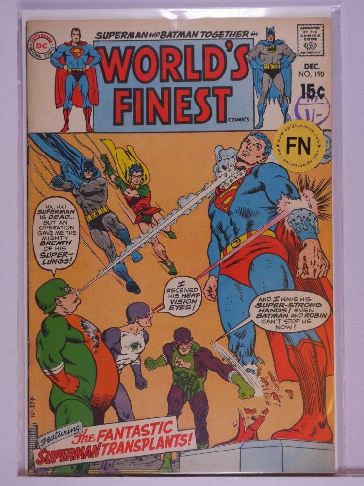 WORLDS FINEST (1941) Volume 1: # 0190 FN