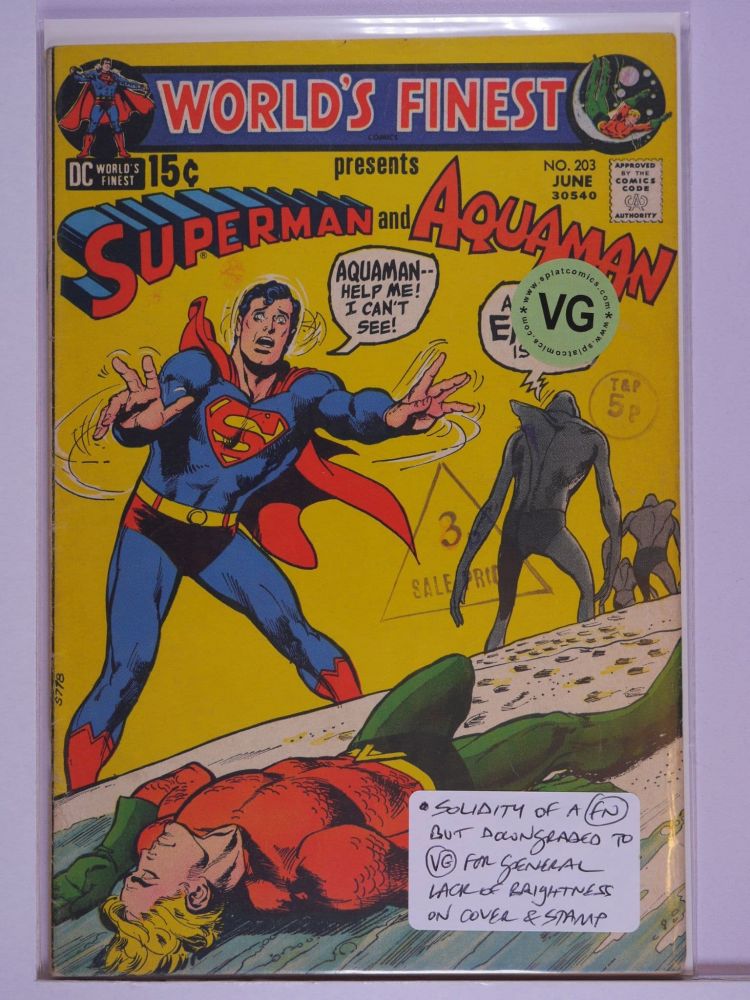 WORLDS FINEST (1941) Volume 1: # 0203 VG