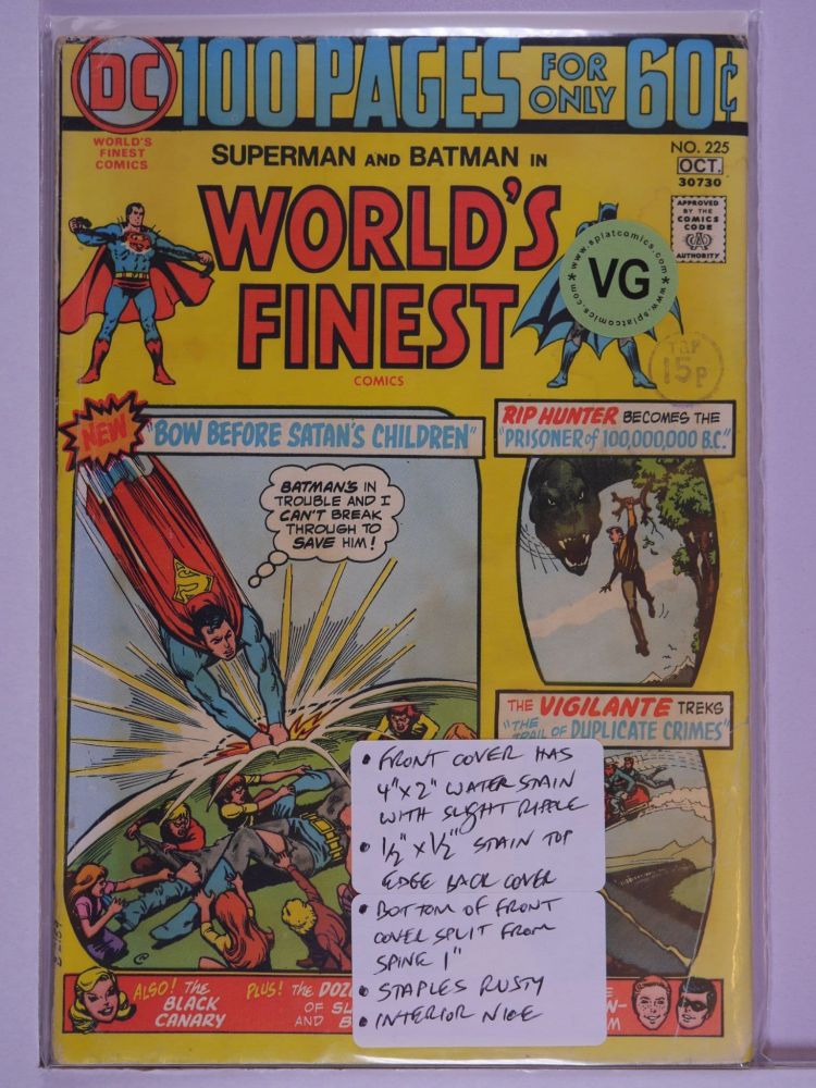 WORLDS FINEST (1941) Volume 1: # 0225 VG