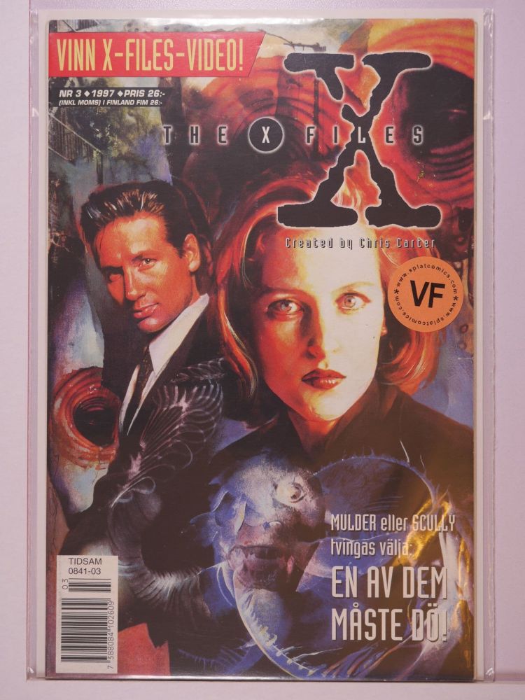 X-FILES ARKIV X (1997) Volume 1: # 0003 VF PRINTED IN FINLAND IN FINNISH LANGUAGE