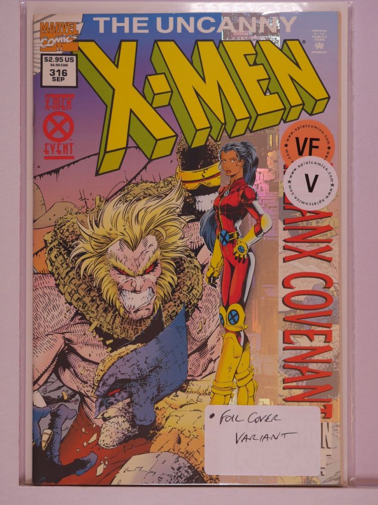 X-MEN UNCANNY (1963) Volume 1: # 0316 VF FOIL COVER VARIANT